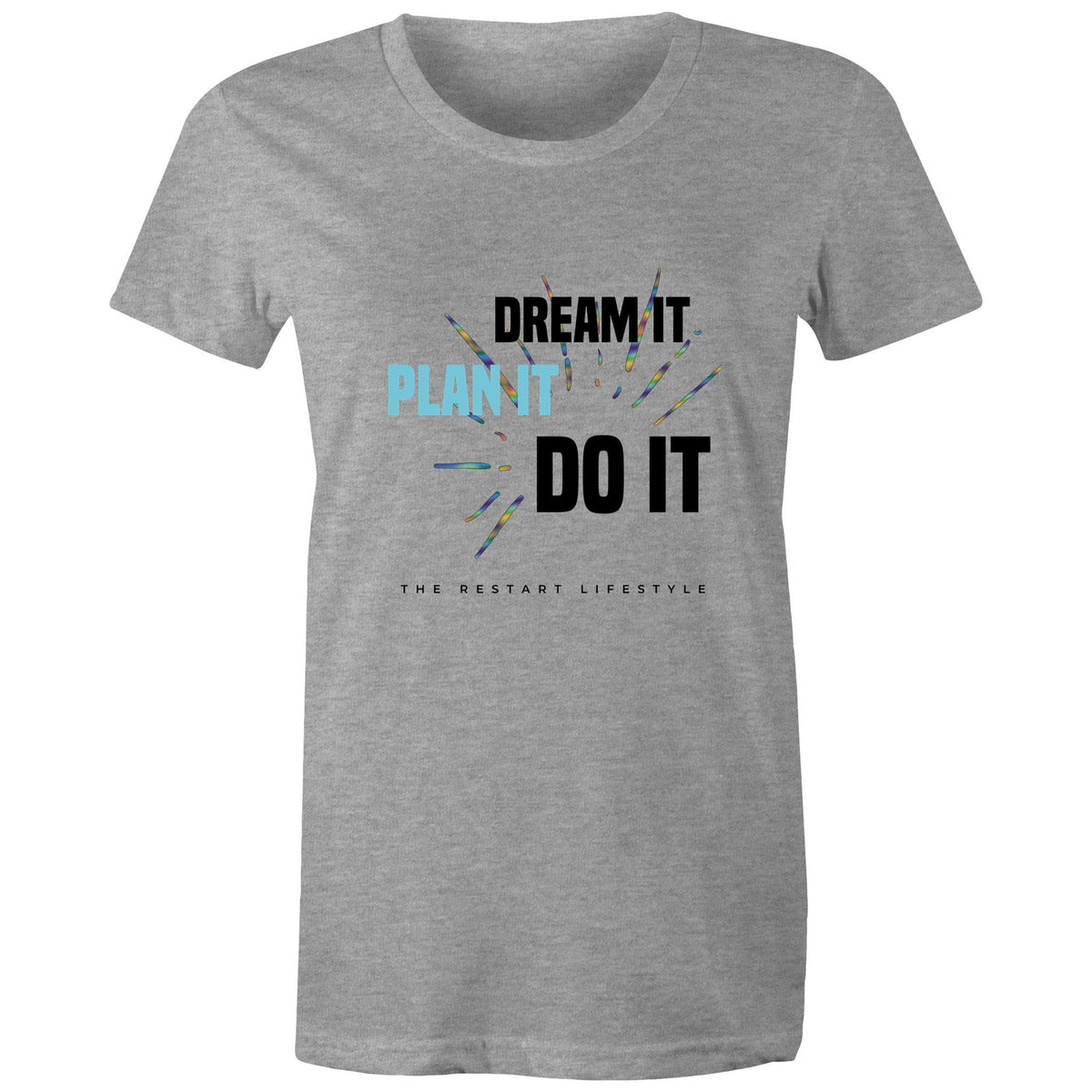 Premium Woman's T-Shirt - Plan It Do It - (Light Colors)