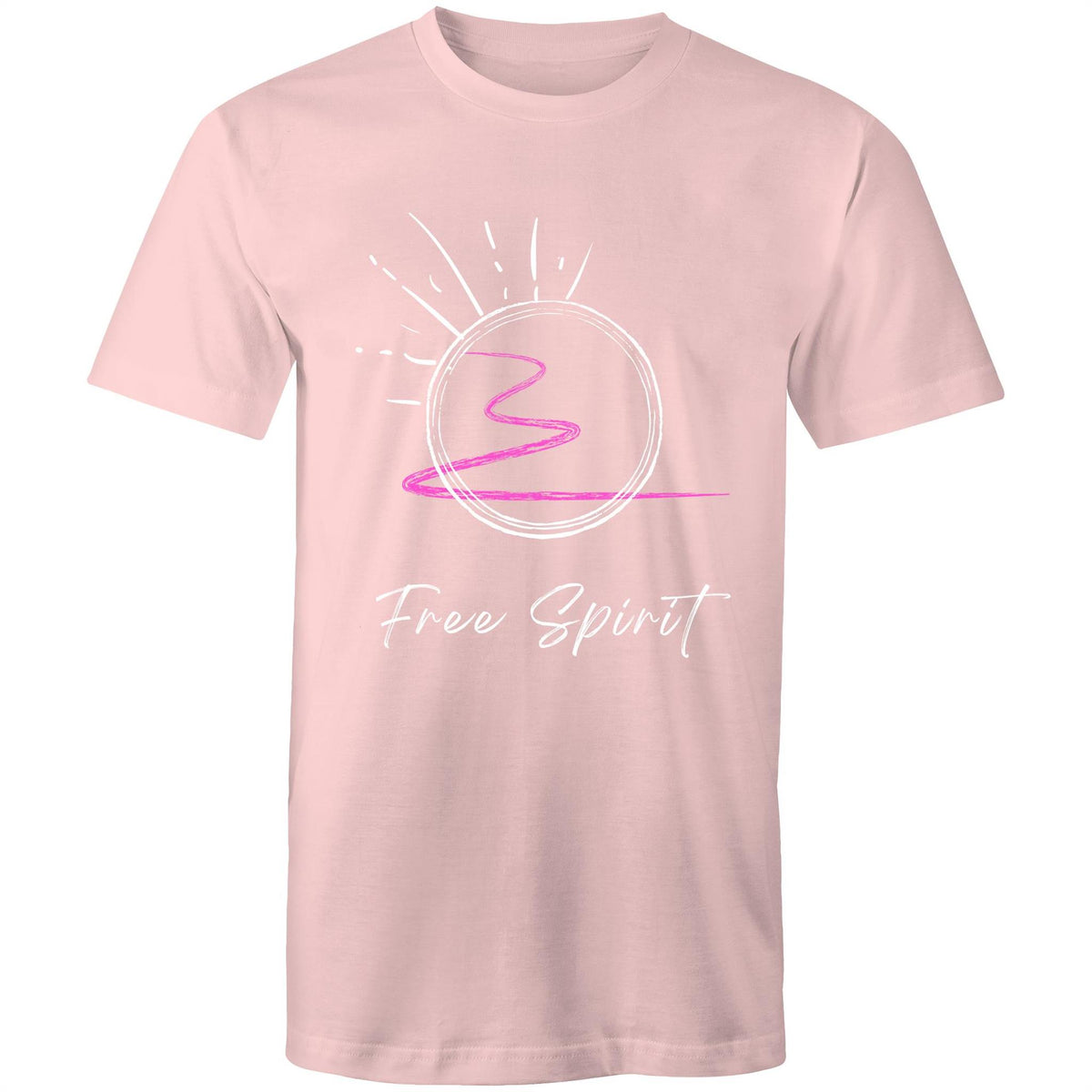 Premium Men's T-Shirt - Free Spirit Design - (Dark Colors)