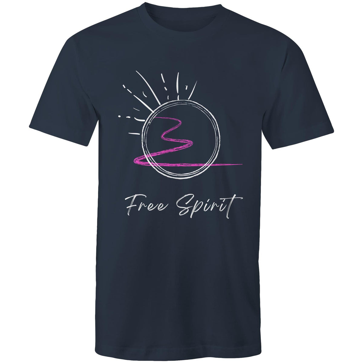 Premium Men's T-Shirt - Free Spirit Design - (Dark Colors)