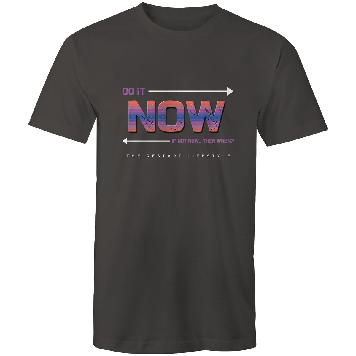 Premium Men's T-Shirt - Do It Now Design - (Dark Colors)