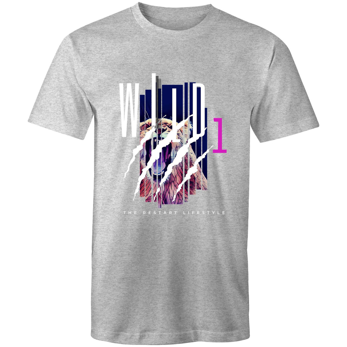 Premium Men's T-Shirt - Wild 1 Design - (Dark Colors)