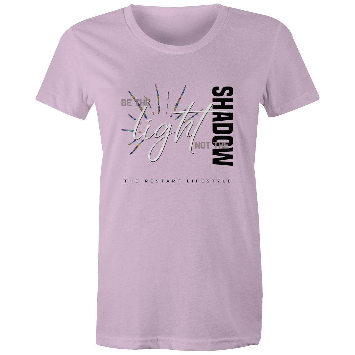Premium Woman's T-Shirt - Be the Light Design - (Light Colors)