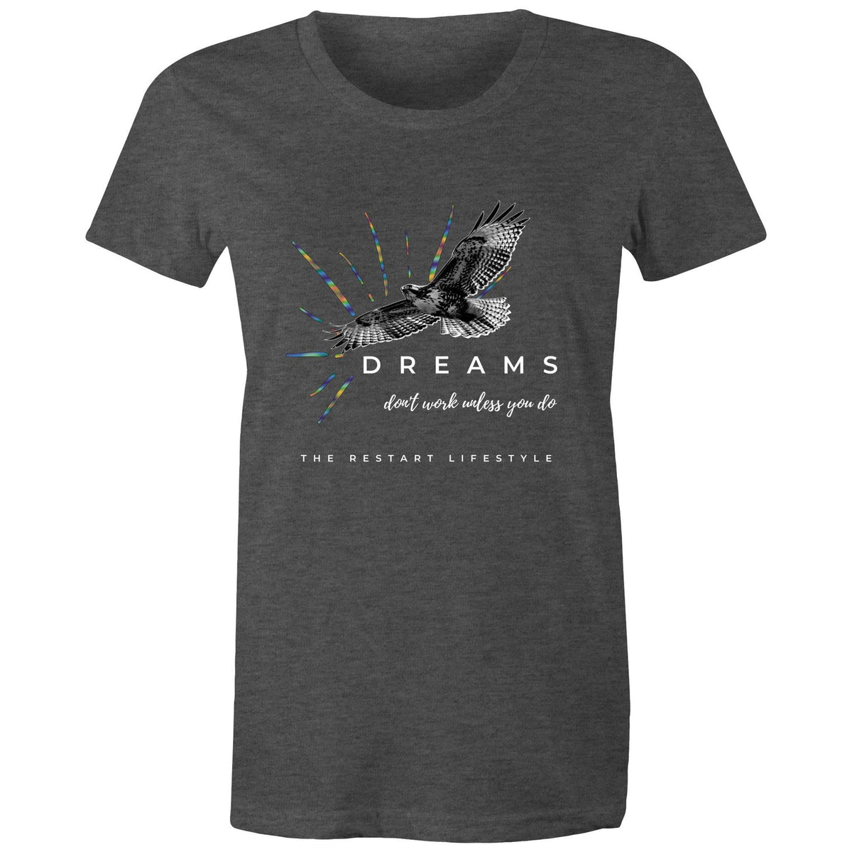 Premium Woman's T-Shirt - Dreams Design - (Dark Colors)