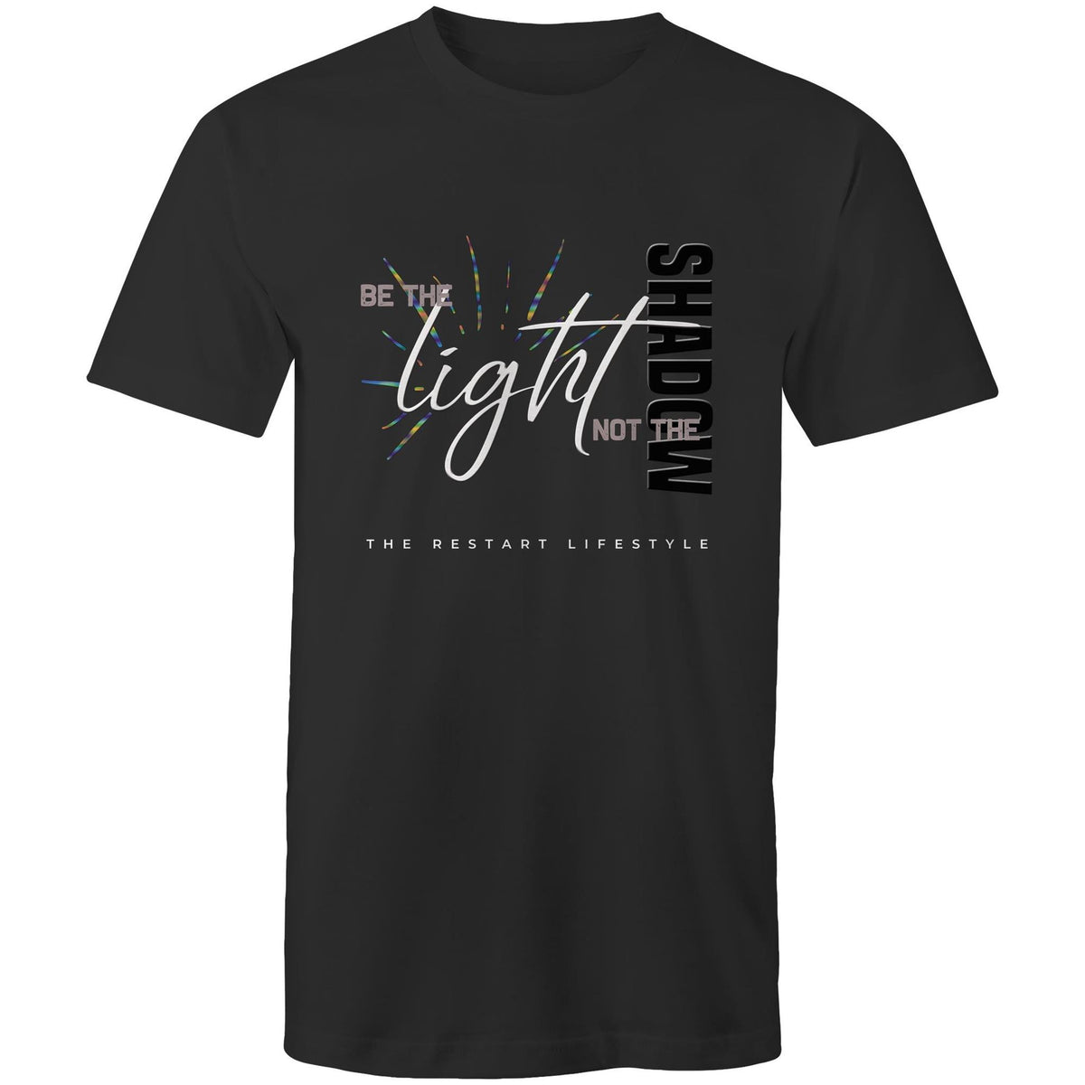 Premium Men's T-Shirt - Be the Light Design - (Dark Colors)