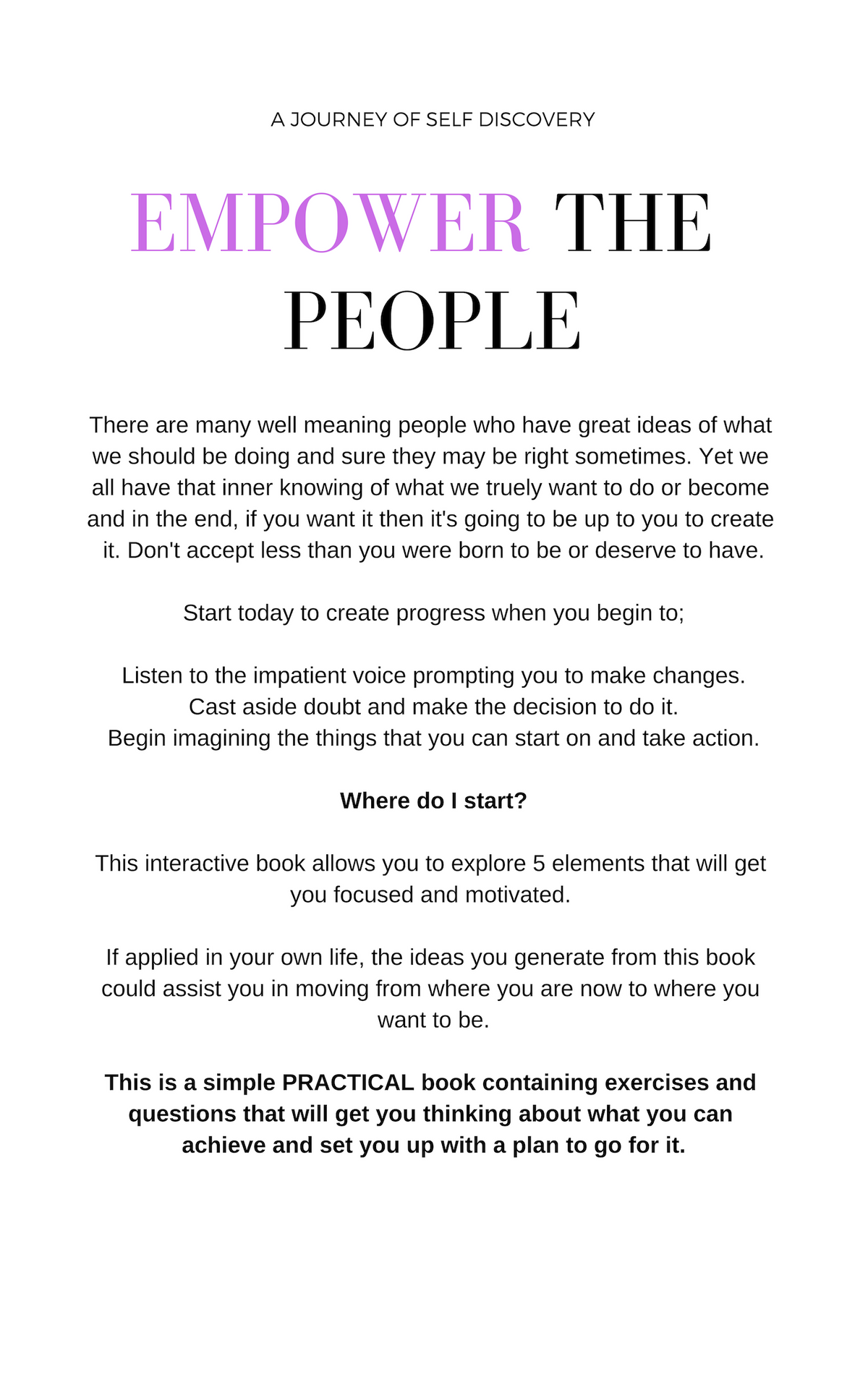 Empower the People - A Journey of Self Discovery PDF eBook