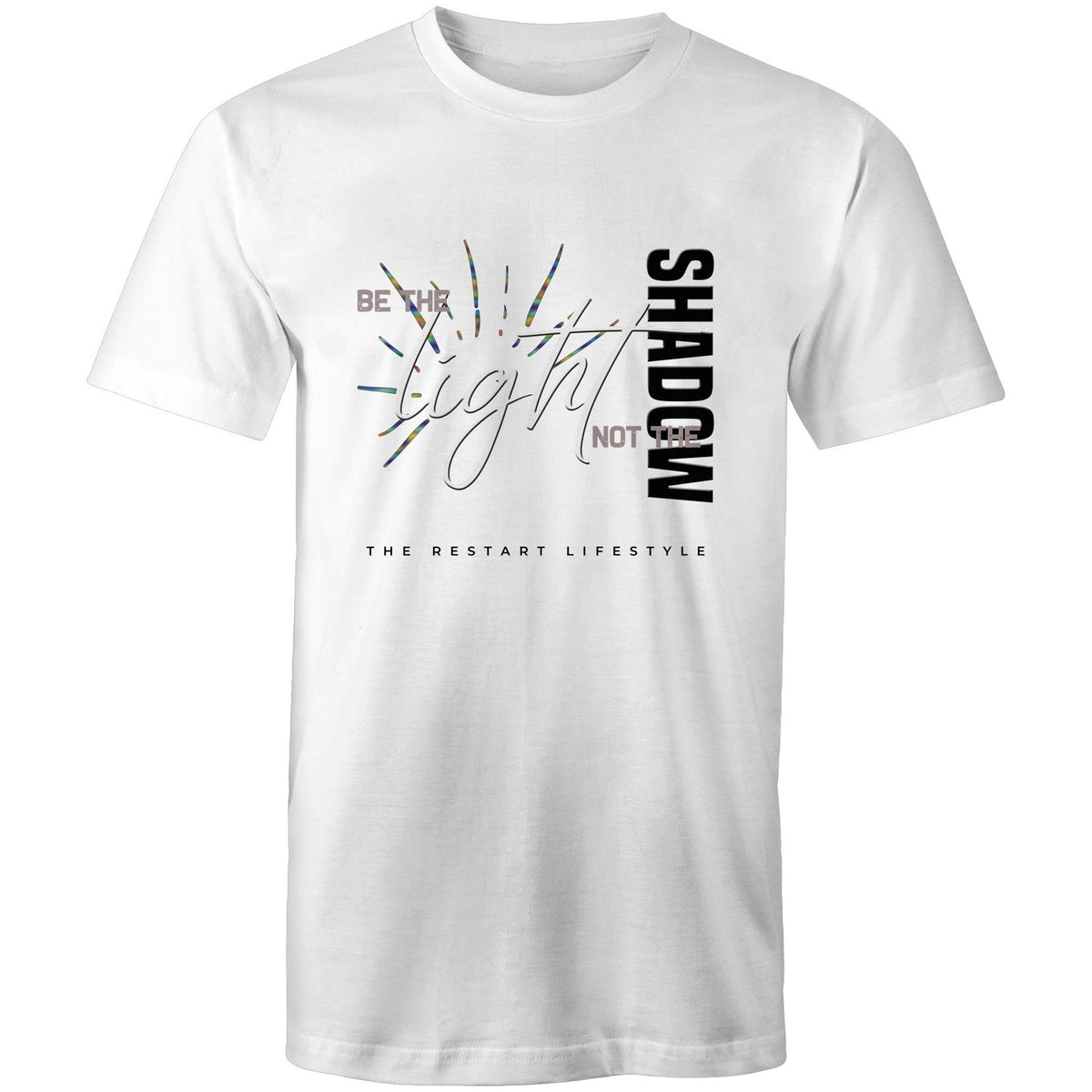 Premium Men's T-Shirt - Be the Light Design - (Light Colors)