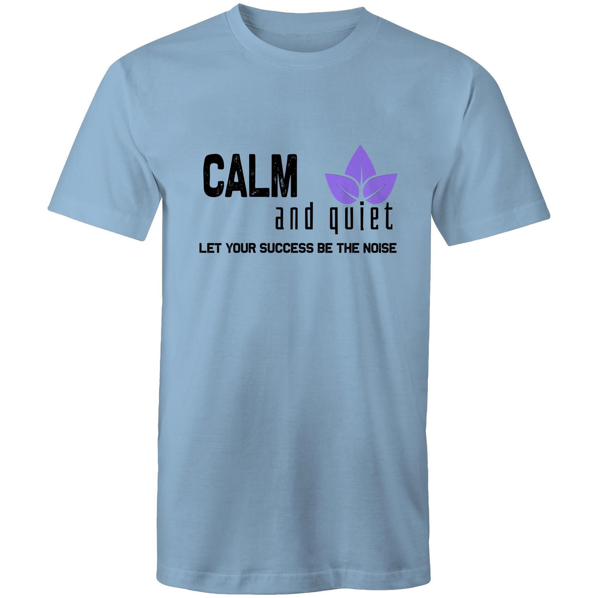 Premium Men's T-Shirt - Calm and Quiet Design - (Light Colors)