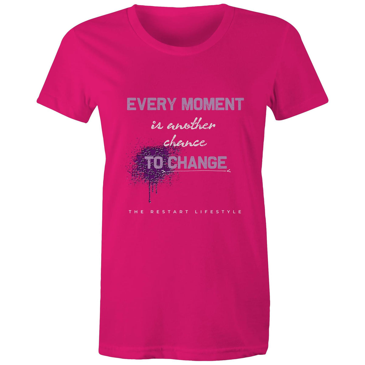 Premium Woman's T-Shirt - Change Design - (Dark Colors)
