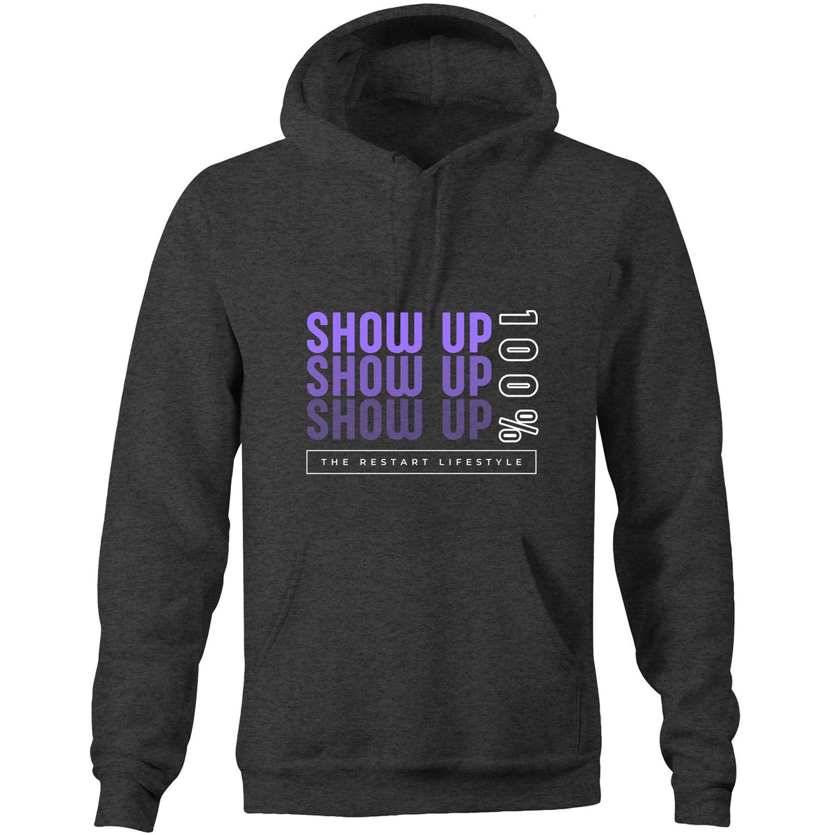 Premium Hoodie - Show Up Design - (Dark Colors)