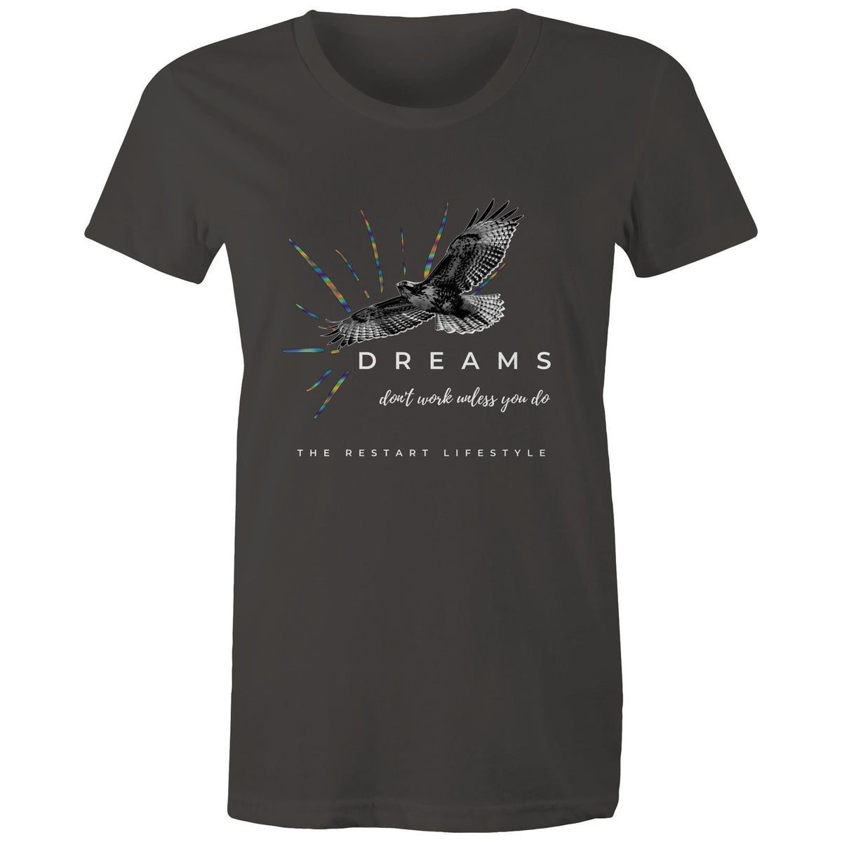 Premium Woman's T-Shirt - Dreams Design - (Dark Colors)