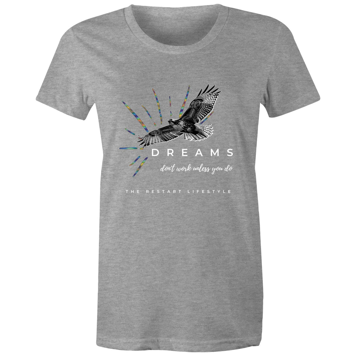 Premium Woman's T-Shirt - Dreams Design - (Dark Colors)