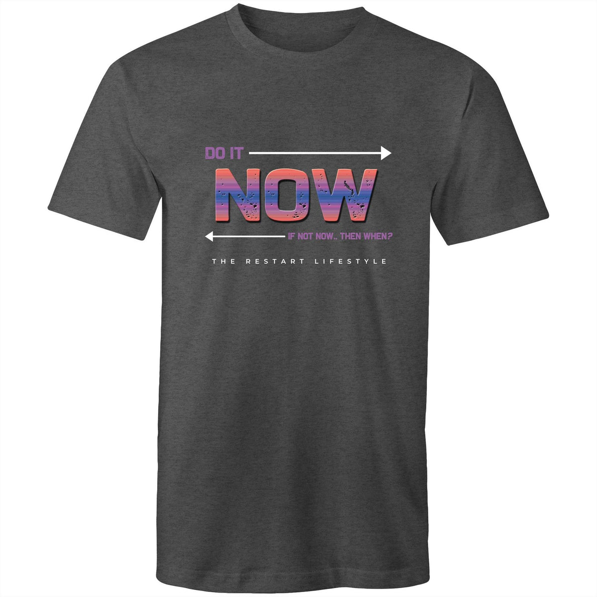 Premium Men's T-Shirt - Do It Now Design - (Dark Colors)
