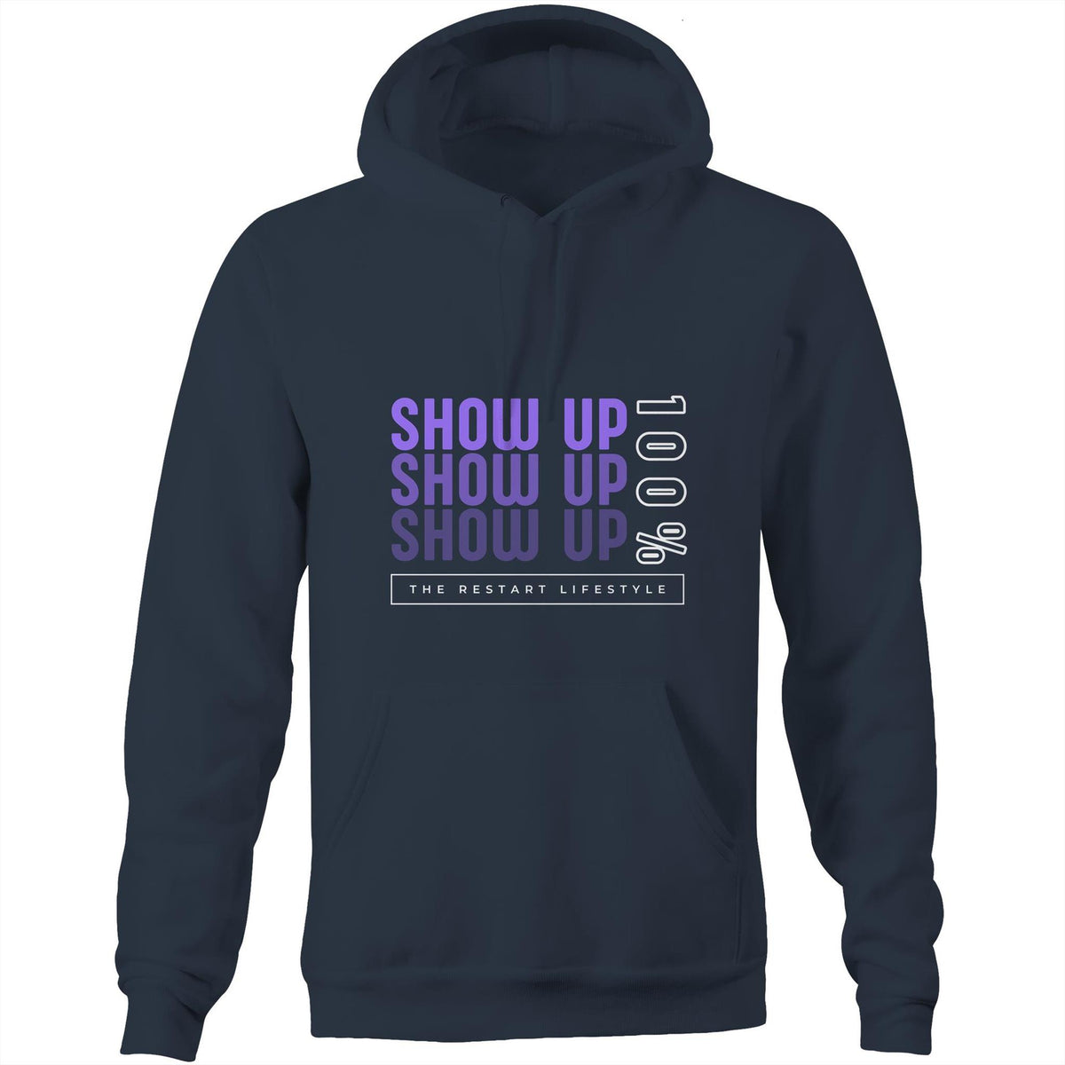 Premium Hoodie - Show Up Design - (Dark Colors)