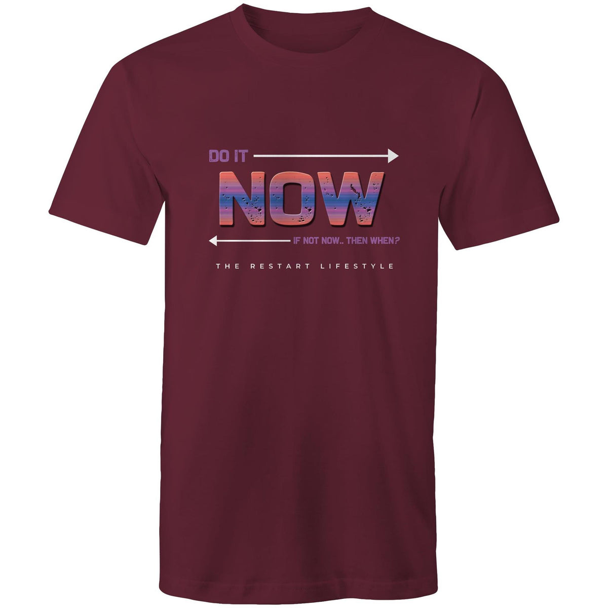 Premium Men's T-Shirt - Do It Now Design - (Dark Colors)