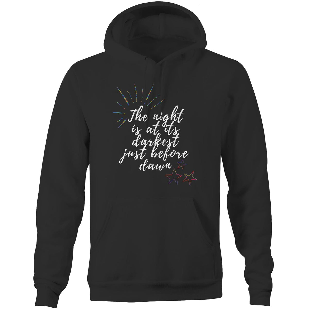 Premium Unisex Hoodie - Darkest Night Design - (Dark Colors)