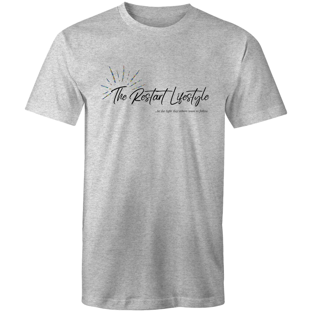 Premium Men's T-Shirt - The Restart Lifestyle Logo - (Light Colors)