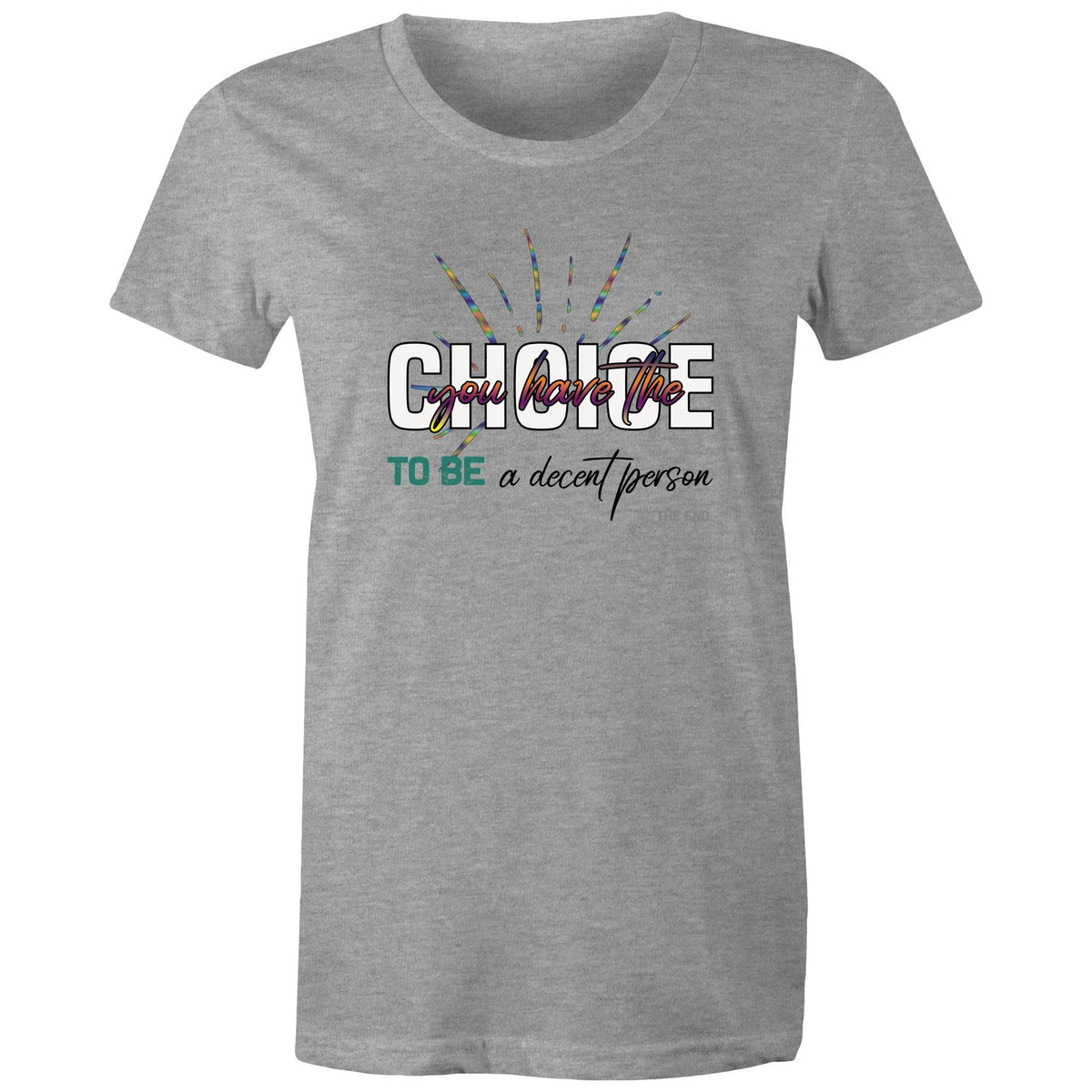 Premium Woman's T-Shirt - Choice Design - (Light Colors)