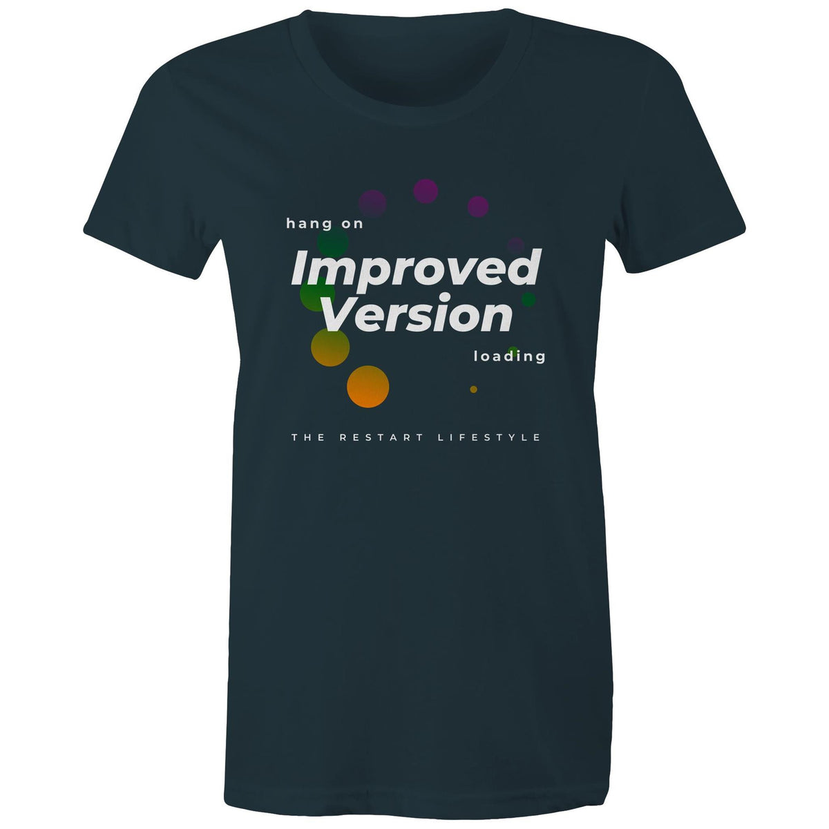 Premium Woman's T-Shirt - Improved Version Design - (Dark Colors)