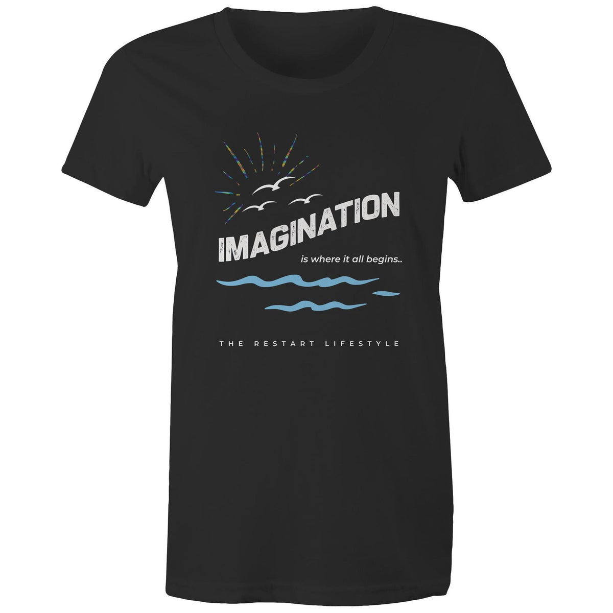 Premium Woman's T-Shirt - Imagination Design