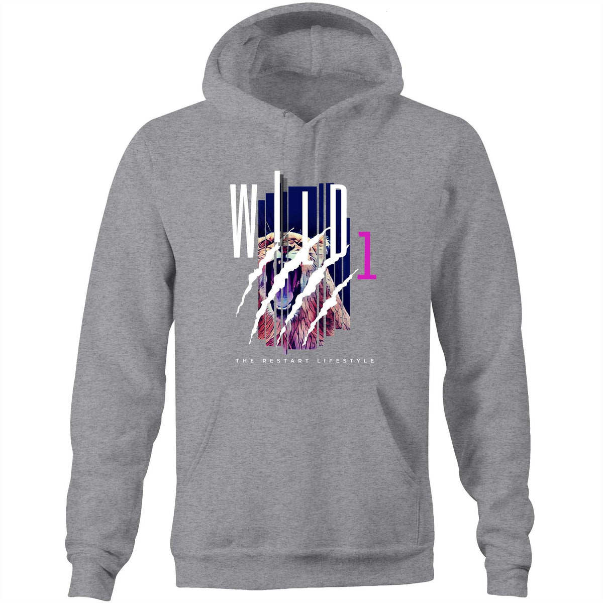 Premium Hoodie - Wild 1 Design - (Dark Colors)