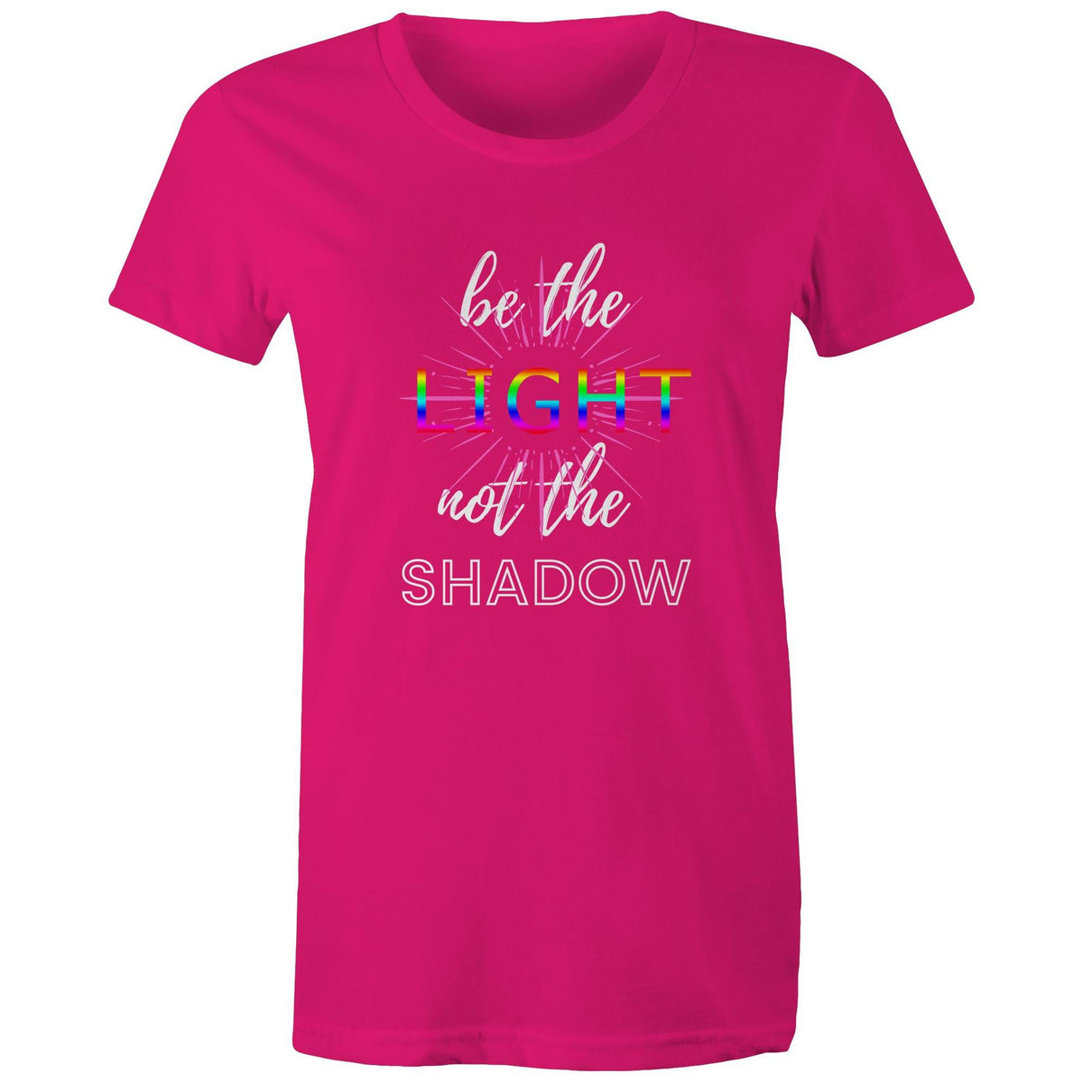 Premium Woman's T-Shirt - Be the light (Design 2)