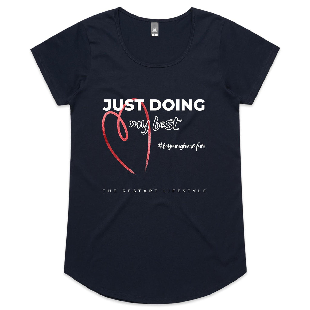 Womens Scoop Neck T-Shirt - Doing my Best Design