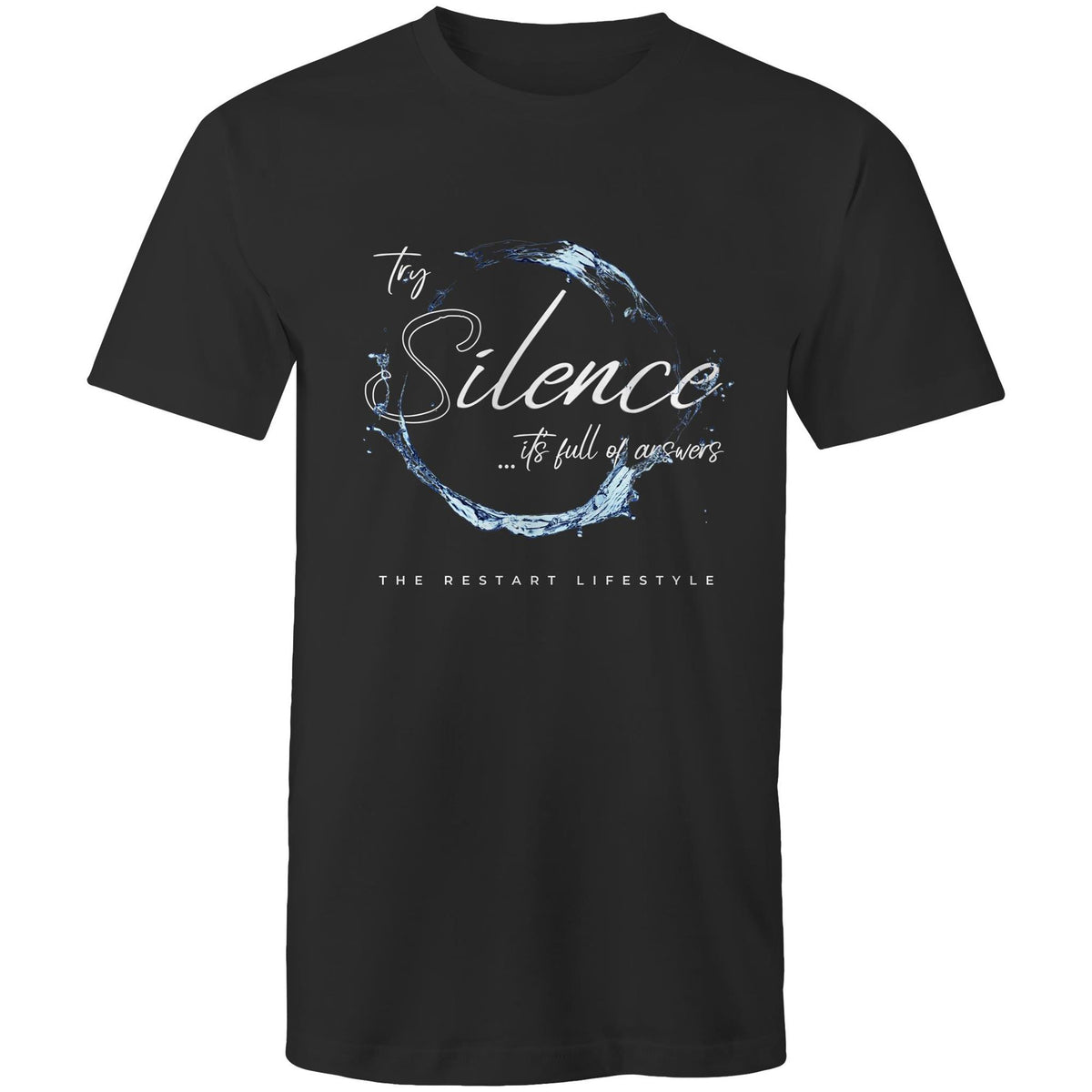 Premium Men's T-Shirt - Silence Design - (Dark Colors)