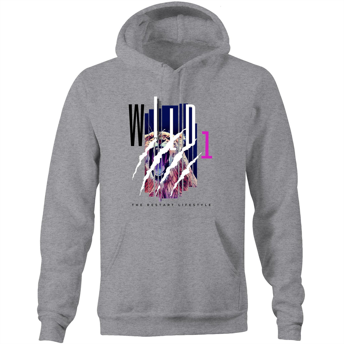 Premium Hoodie - Wild 1 Design - (Light Colors)