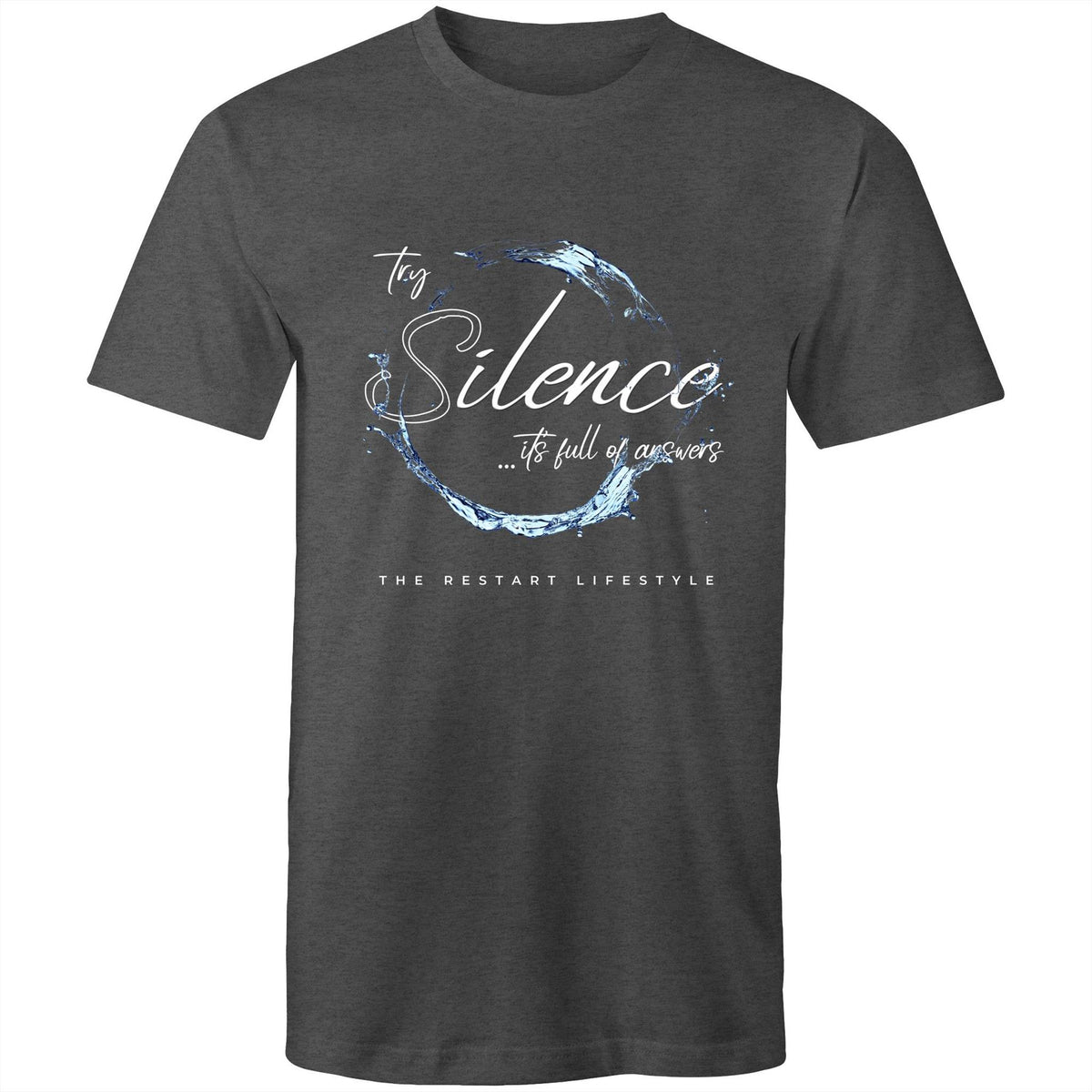 Premium Men's T-Shirt - Silence Design - (Dark Colors)