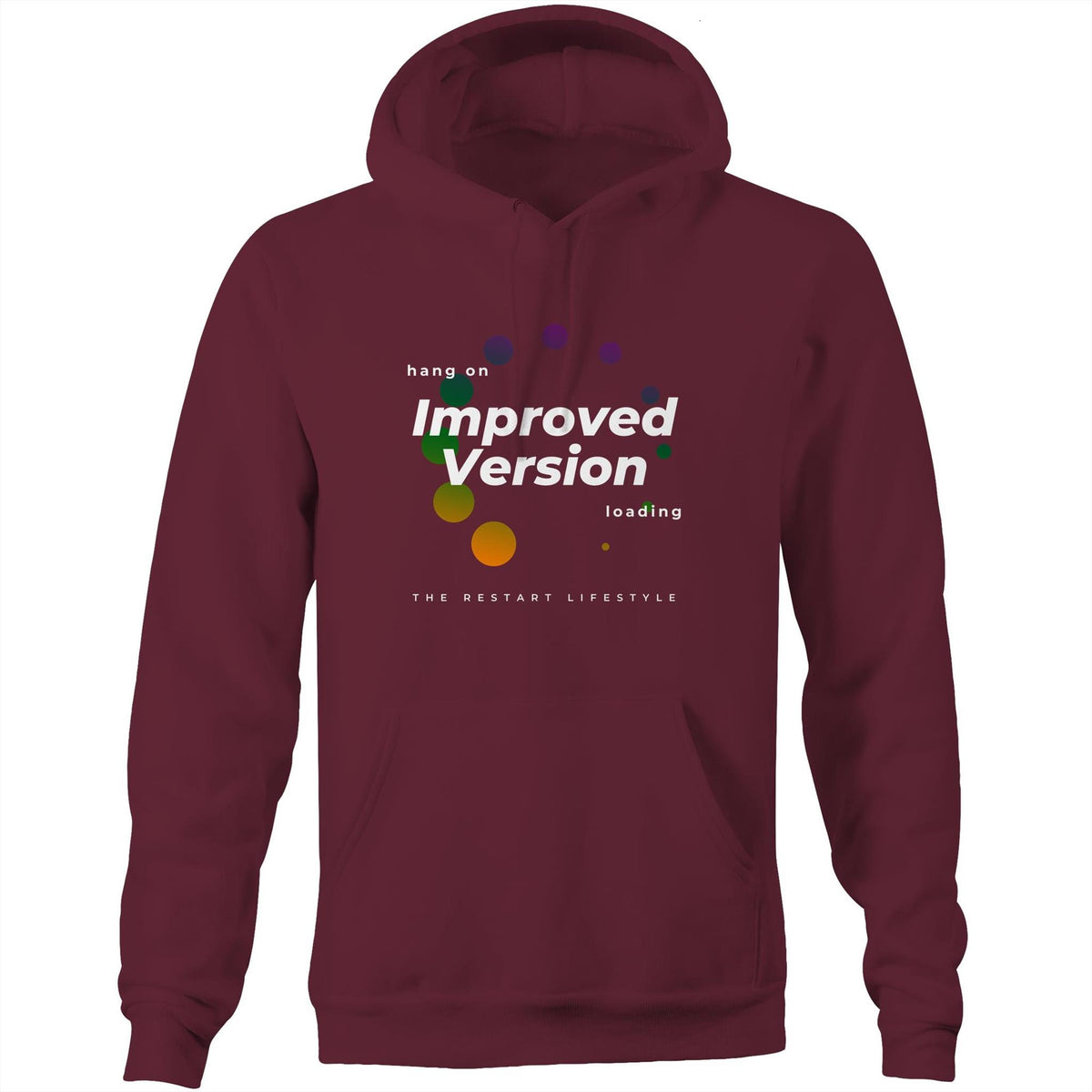 Premium Unisex Hoodie - Improved Version Design - Circle (Dark Colors)