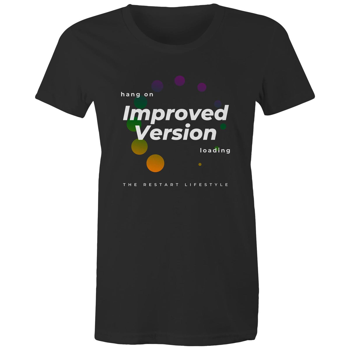 Premium Woman's T-Shirt - Improved Version Design - (Dark Colors)