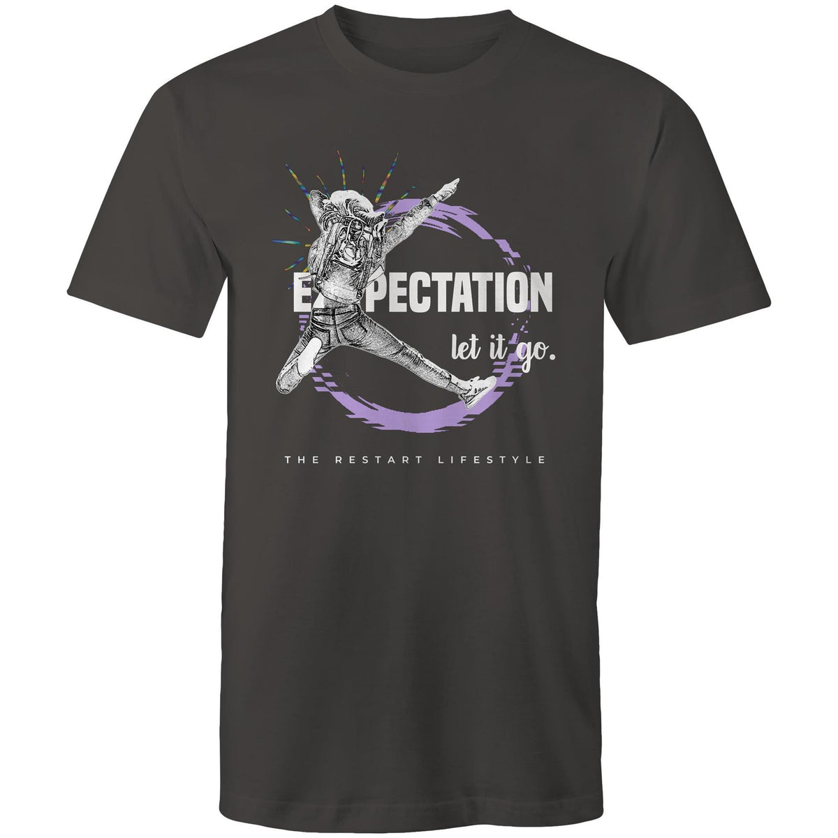 Premium Men's T-Shirt - Expectation Design - (Dark Colors)