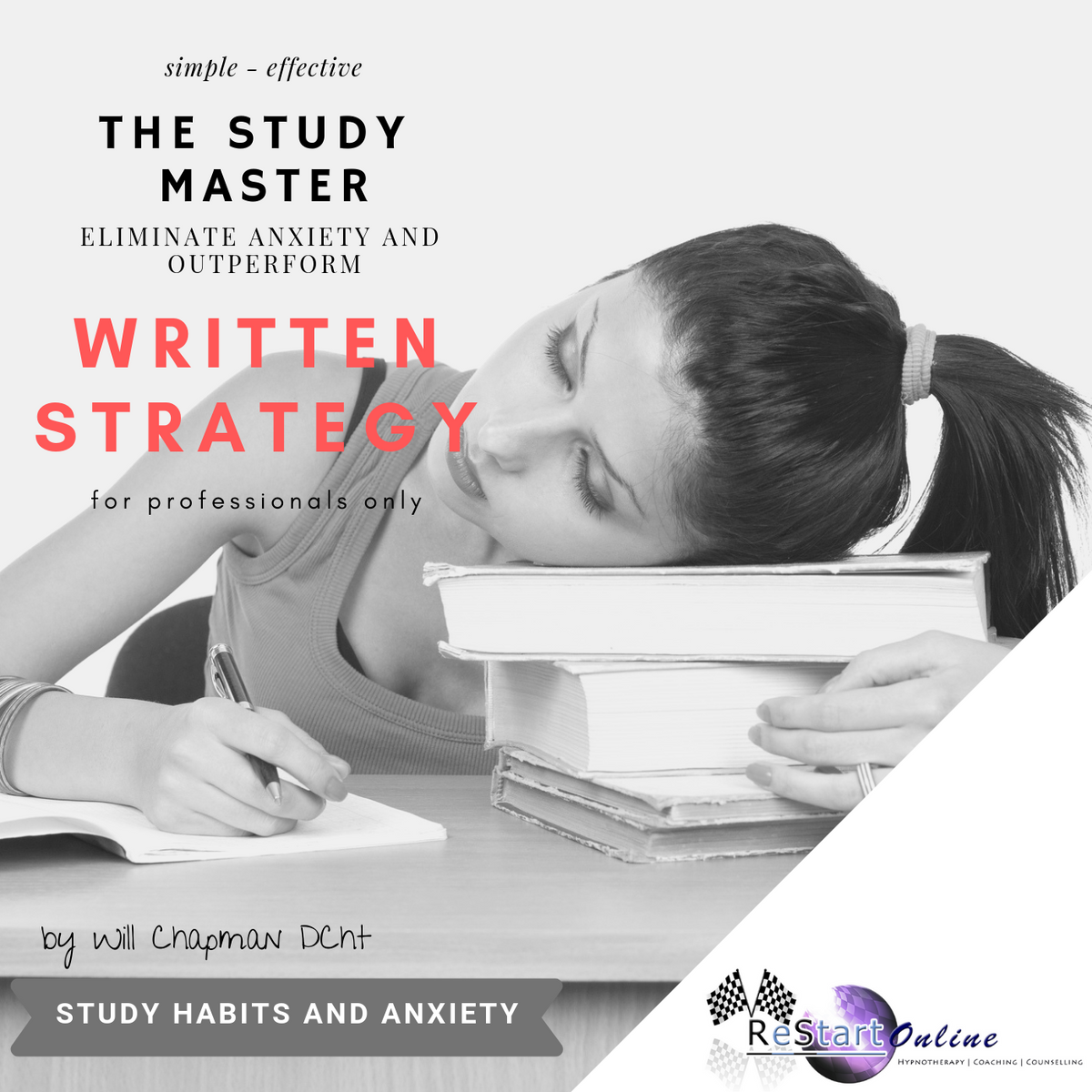 The Study Master Written Strategy - Full Hypnotherapy Session