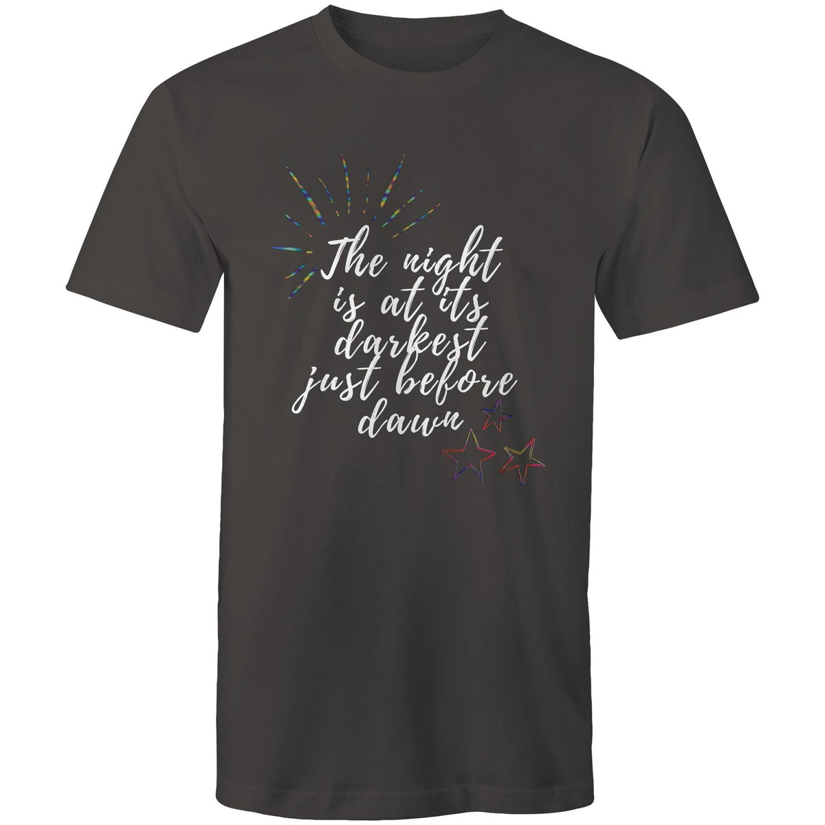 Premium Men's T-Shirt - Darkest Night Design - (Dark Colors)
