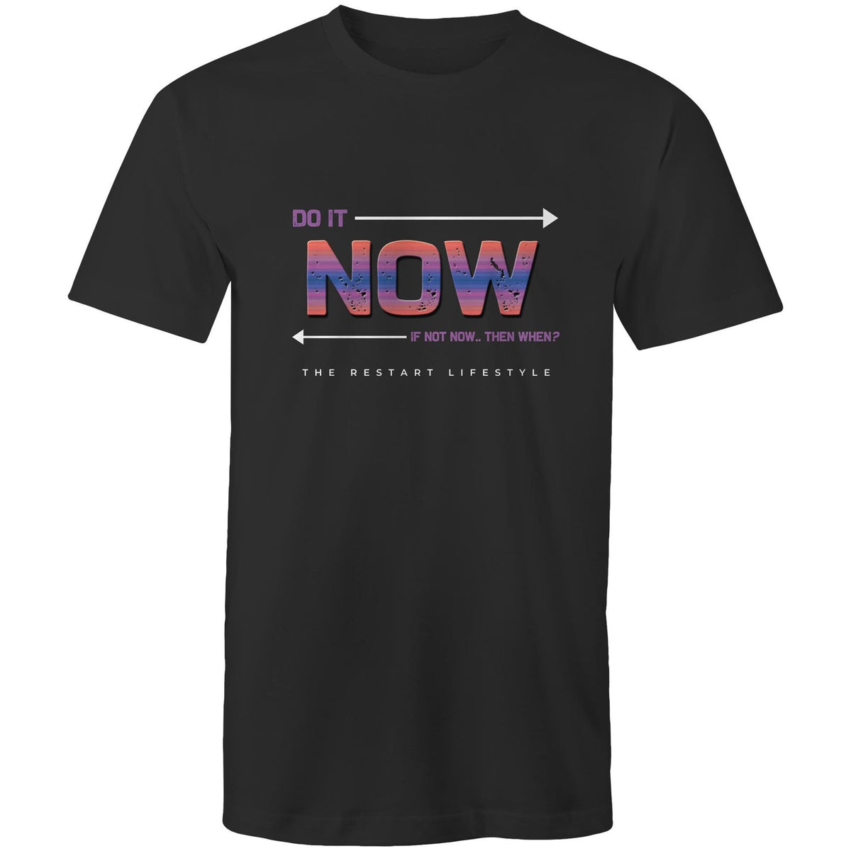 Premium Men's T-Shirt - Do It Now Design - (Dark Colors)
