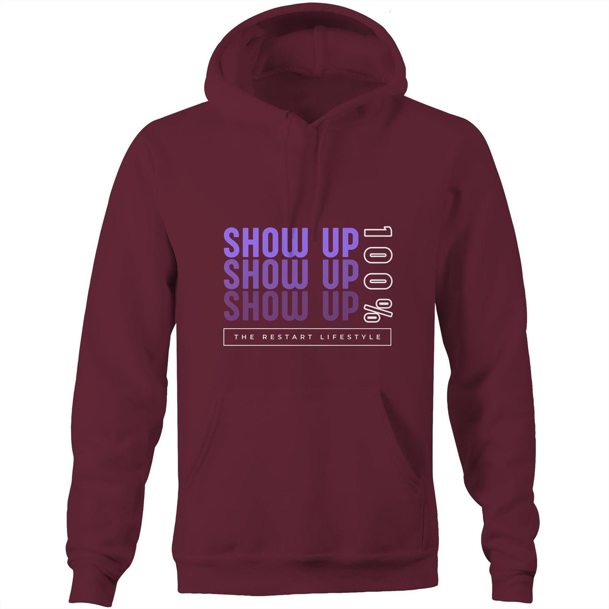 Premium Hoodie - Show Up Design - (Dark Colors)
