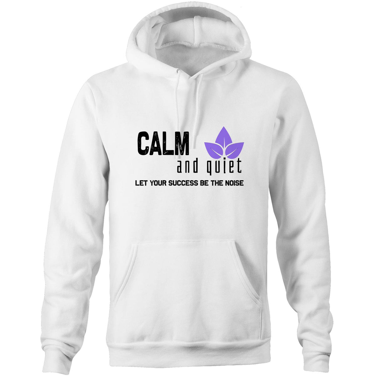 Premium Hoodie - Calm and Quiet Design - (Dark Colors)