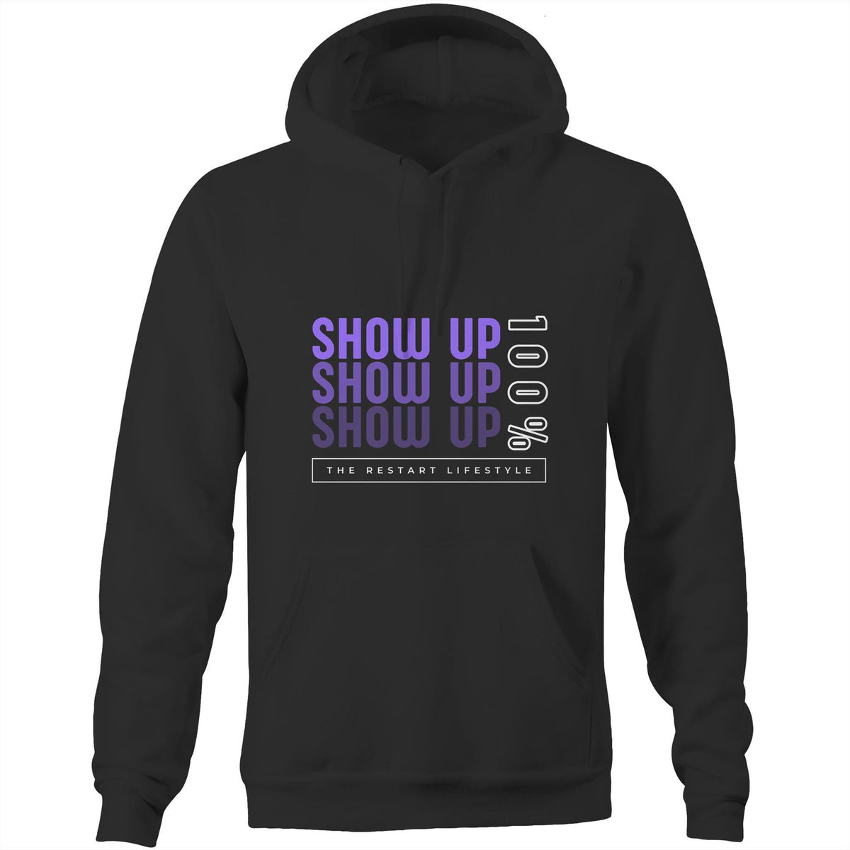 Premium Hoodie - Show Up Design - (Dark Colors)