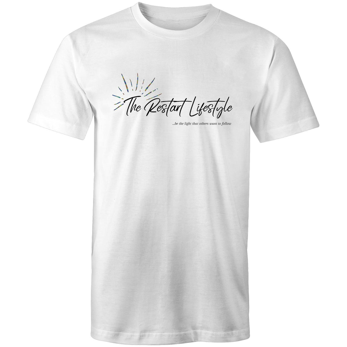 Premium Men's T-Shirt - The Restart Lifestyle Logo - (Light Colors)