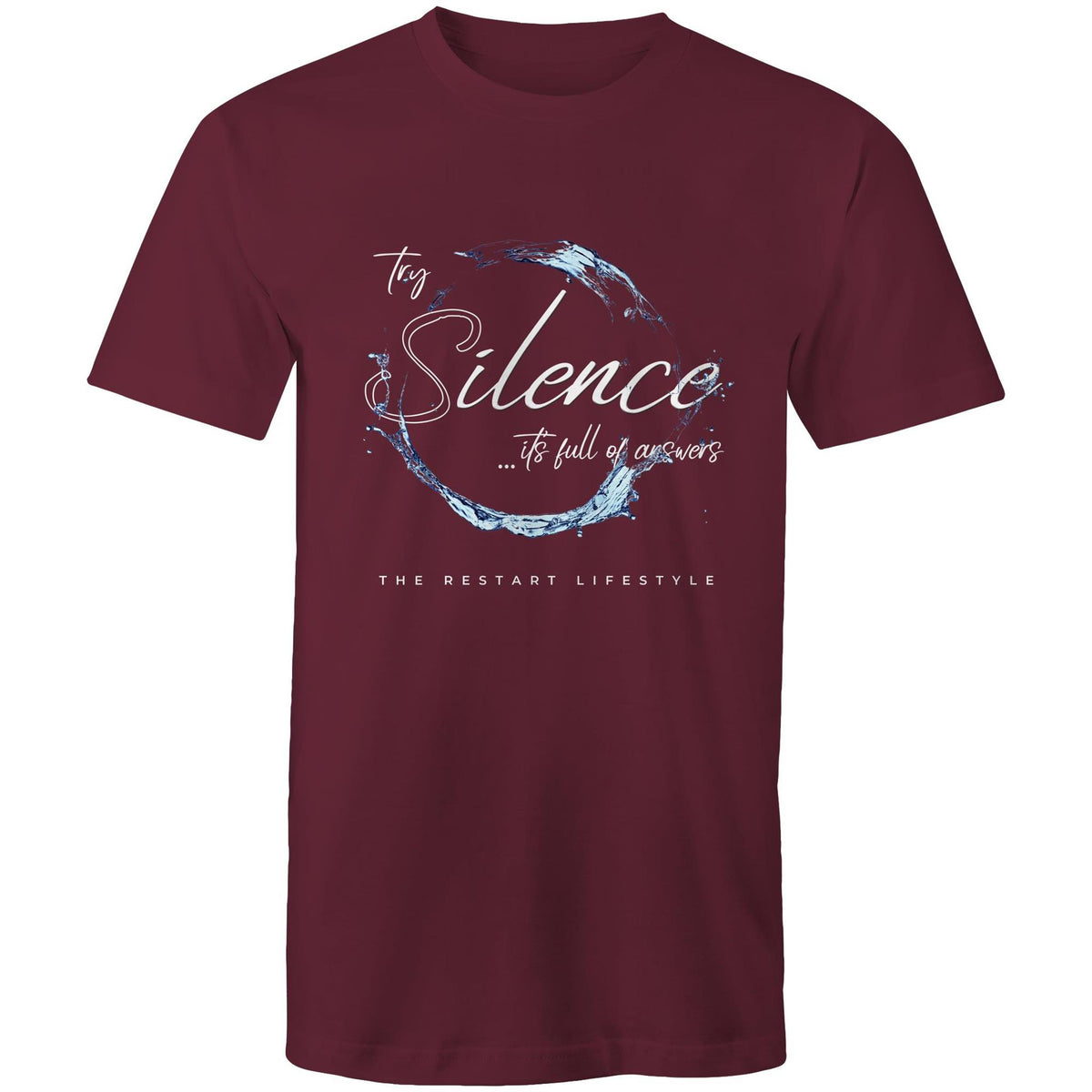 Premium Men's T-Shirt - Silence Design - (Dark Colors)