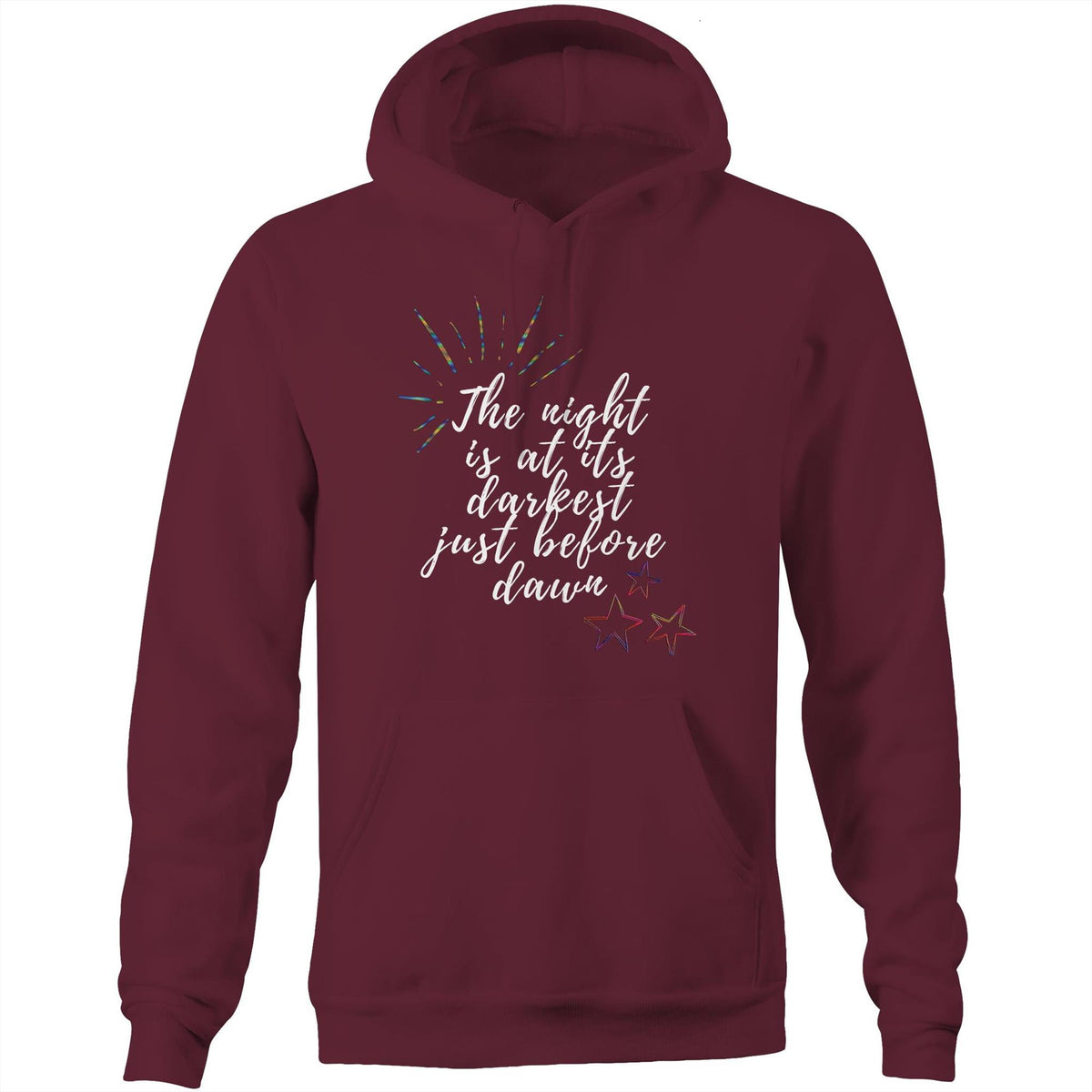Premium Unisex Hoodie - Darkest Night Design - (Dark Colors)