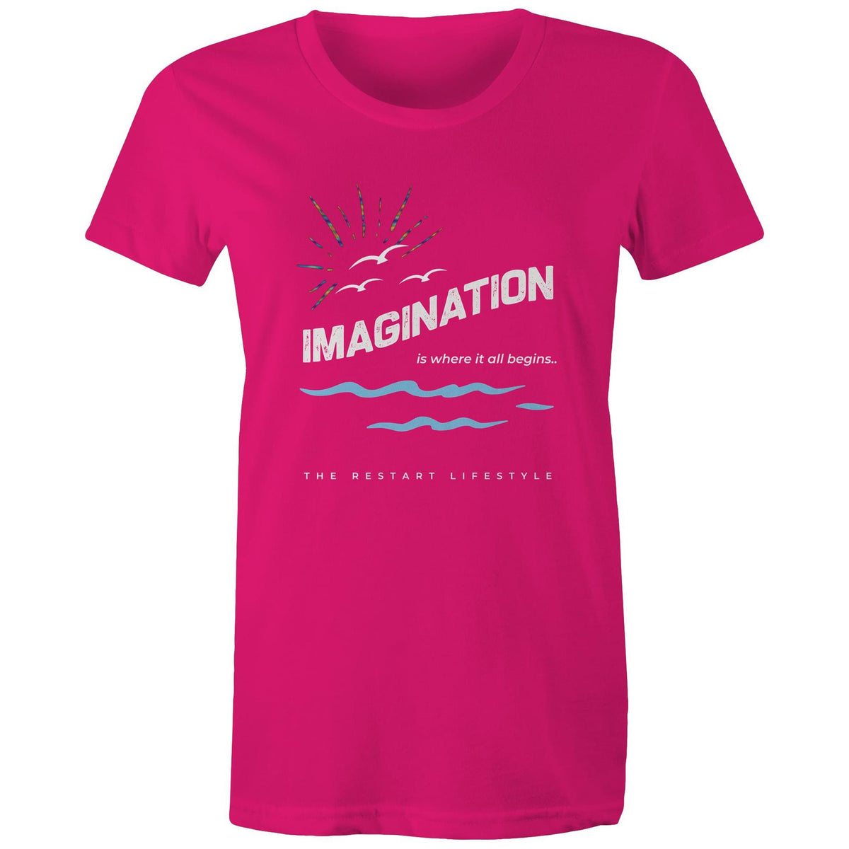 Premium Woman's T-Shirt - Imagination Design