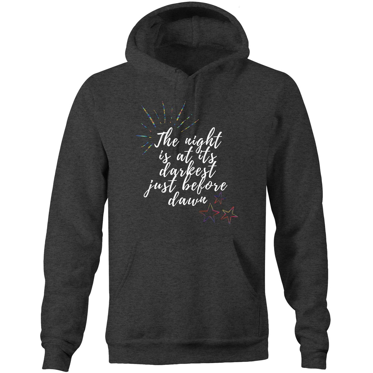 Premium Unisex Hoodie - Darkest Night Design - (Dark Colors)