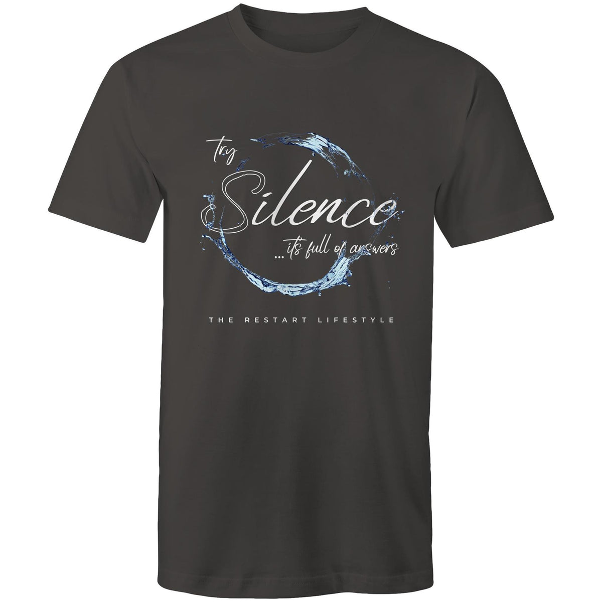 Premium Men's T-Shirt - Silence Design - (Dark Colors)