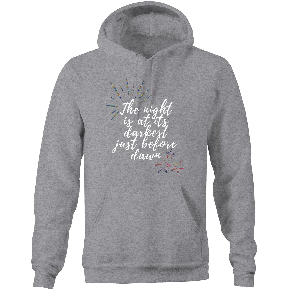 Premium Unisex Hoodie - Darkest Night Design - (Dark Colors)