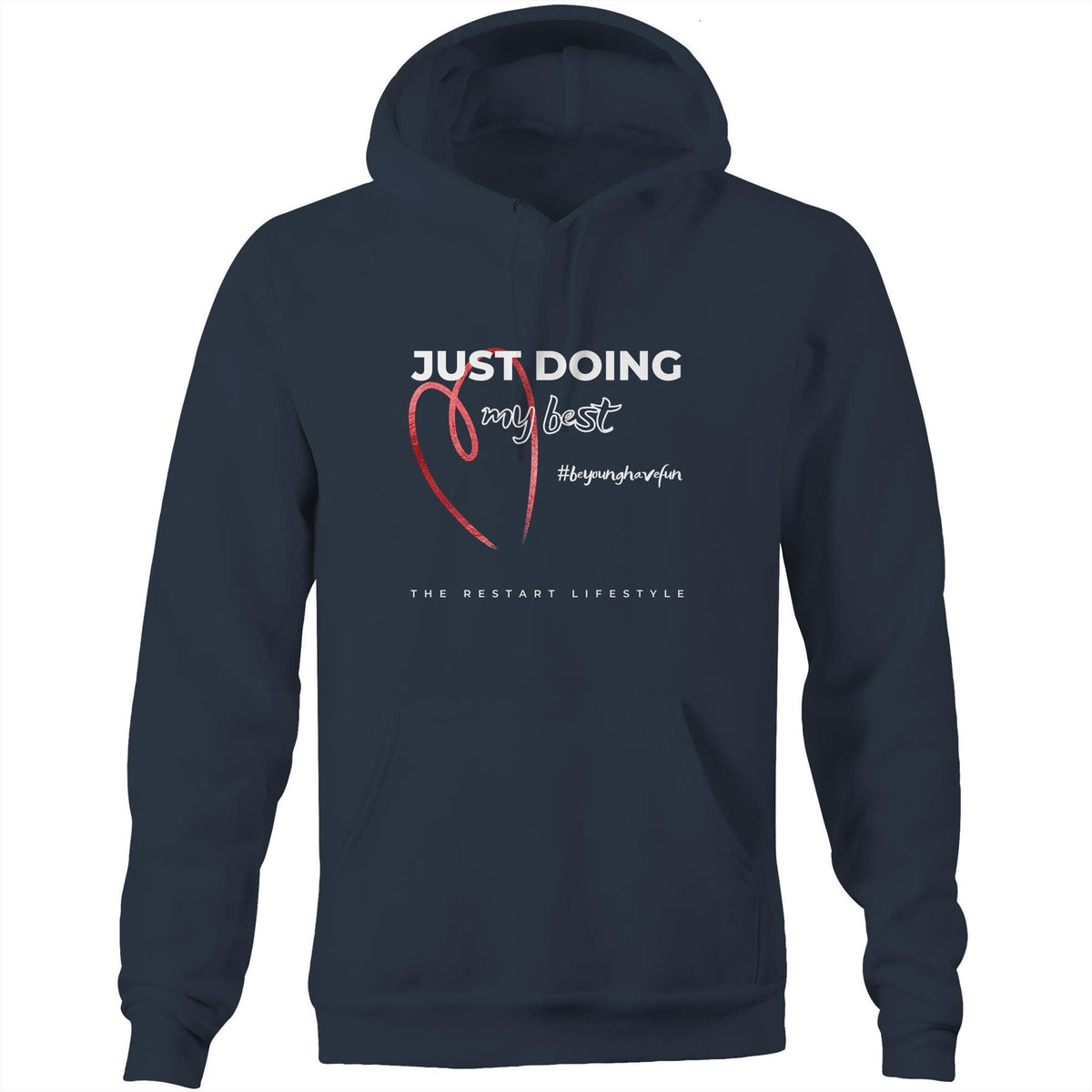 Premium Hoodie - Doing My Best Design - (Dark Colors)