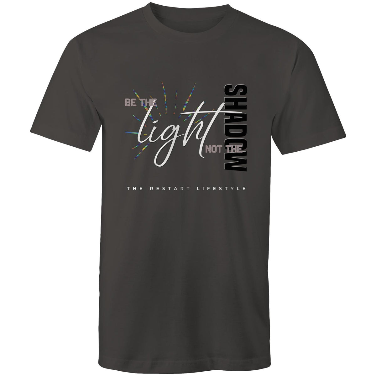 Premium Men's T-Shirt - Be the Light Design - (Dark Colors)