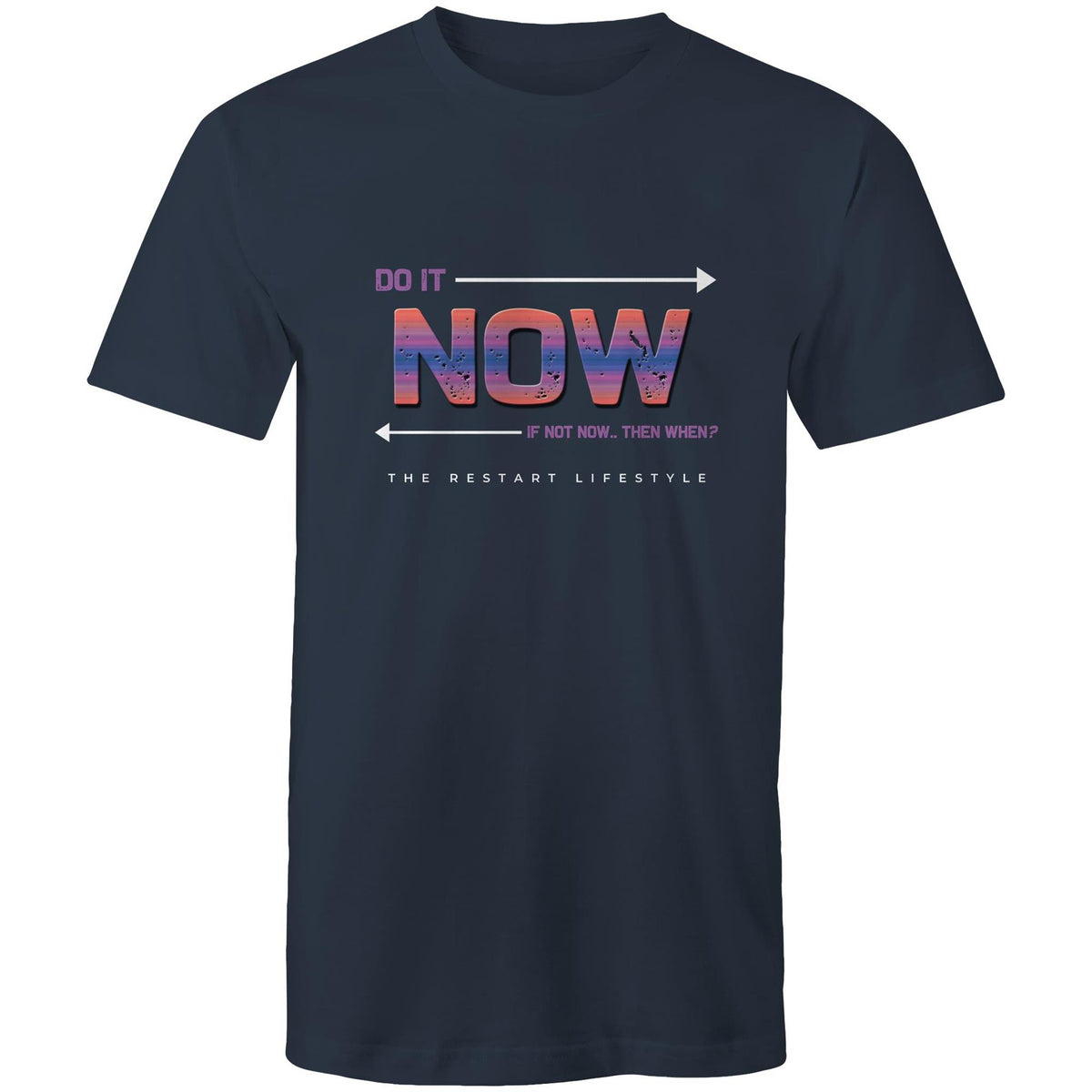 Premium Men's T-Shirt - Do It Now Design - (Dark Colors)