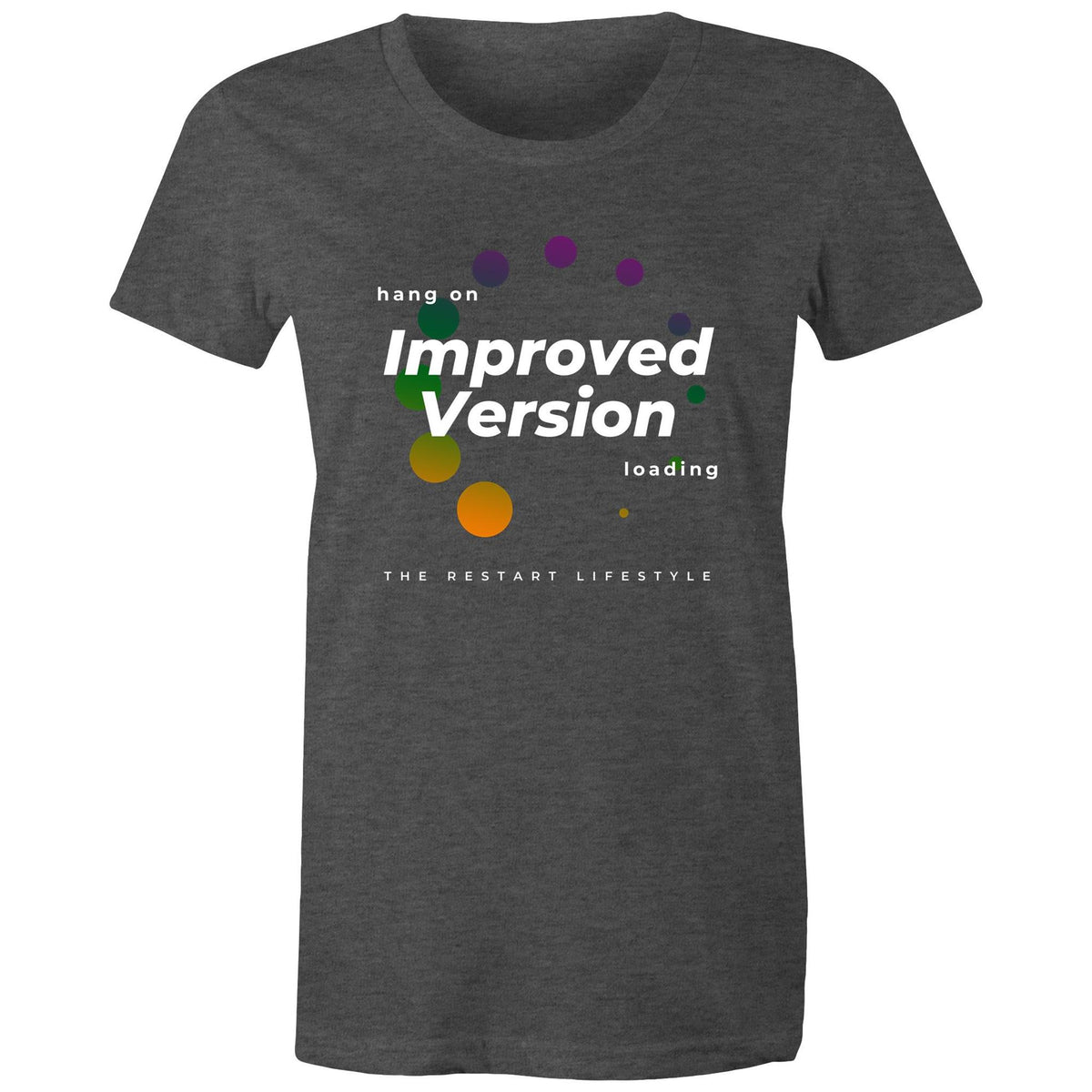Premium Woman's T-Shirt - Improved Version Design - (Dark Colors)