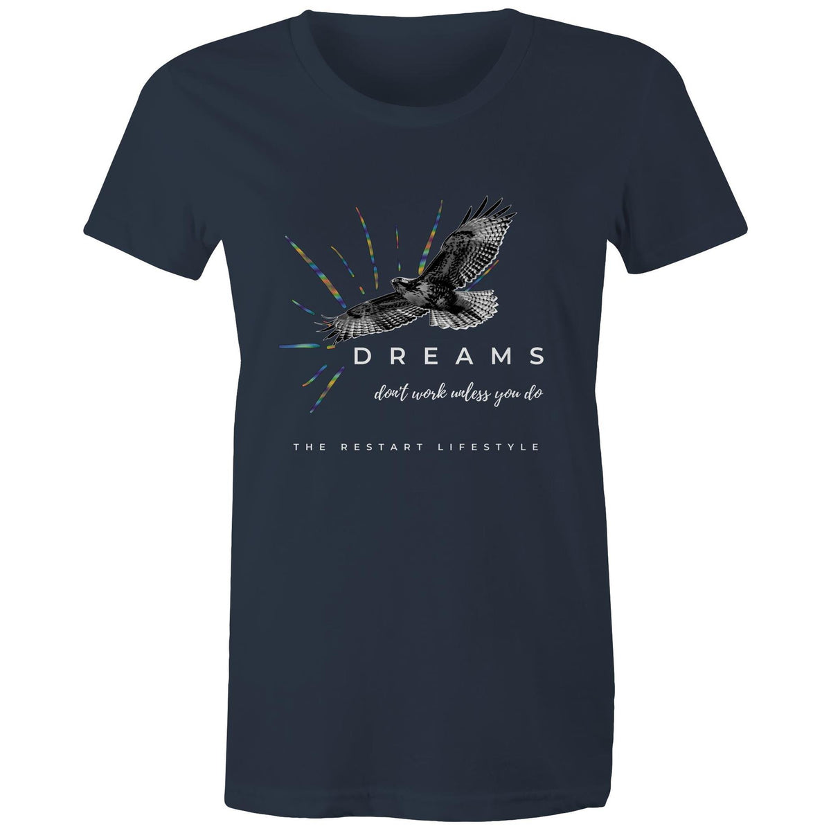 Premium Woman's T-Shirt - Dreams Design - (Dark Colors)